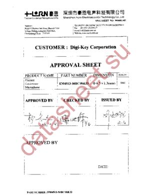 EM4513-50BC10&33 datasheet  